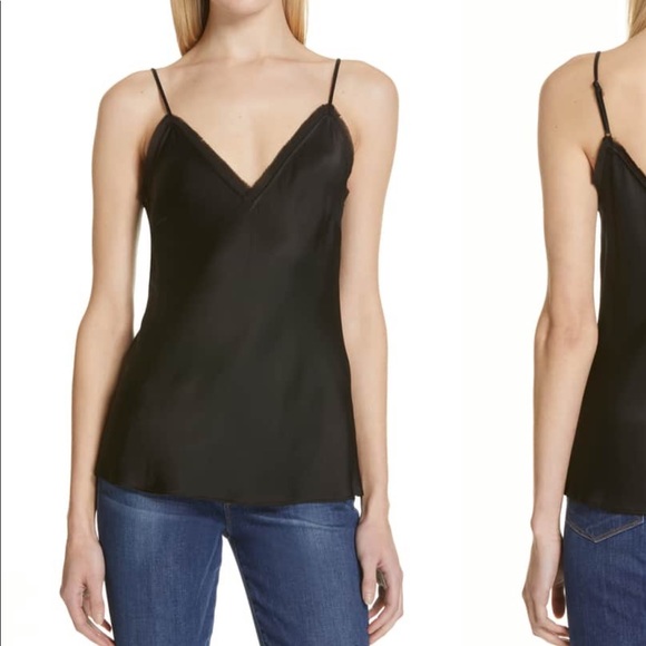 frame satin camisole